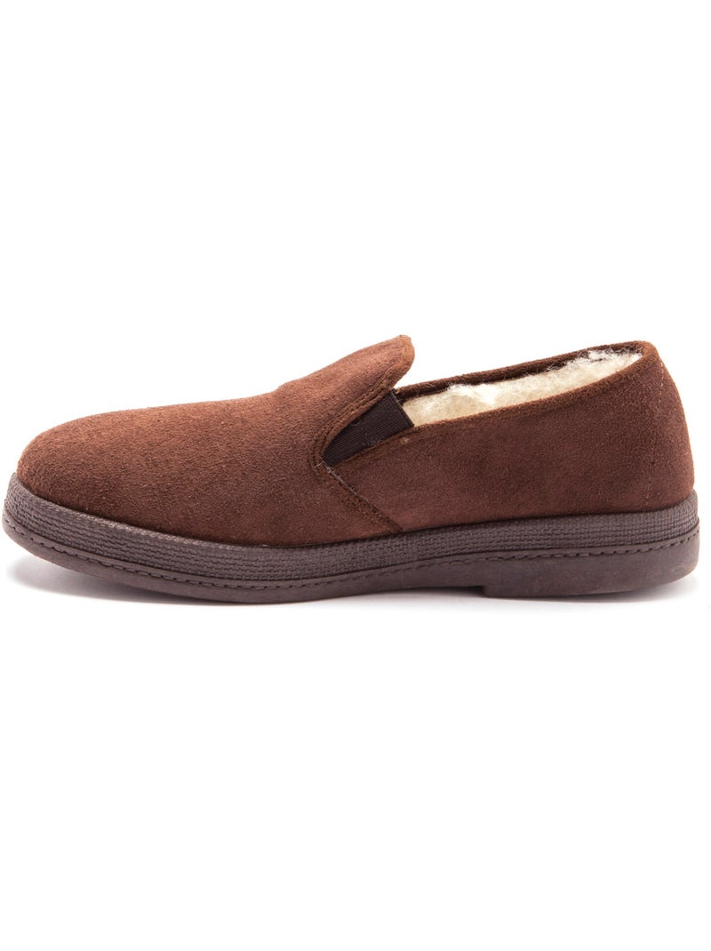 Sans-gêne mixtes en mouton véritable - PEDICONFORT Marron foncé - Kiabi