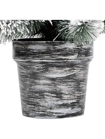 Sapin artificiel floqué windy peak h70 cm windy peak floque