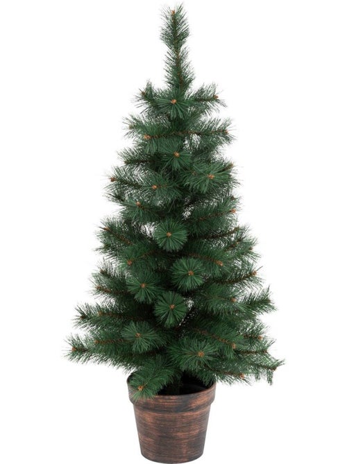 Sapin artificiel windy peak h100 cm vert - Kiabi