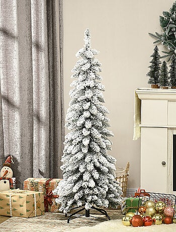Sapin de Noël artificiel aspect enneigé