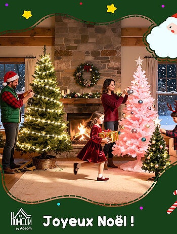 Sapin de Noël artificiel aspect enneigé