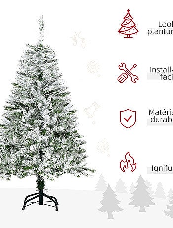 Sapin de Noël artificiel aspect réaliste