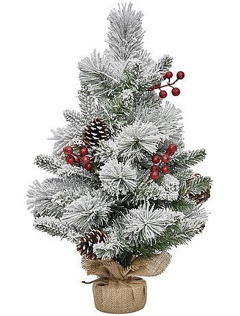 Sapin de noël artificiel de table piki lumineux 50 cm