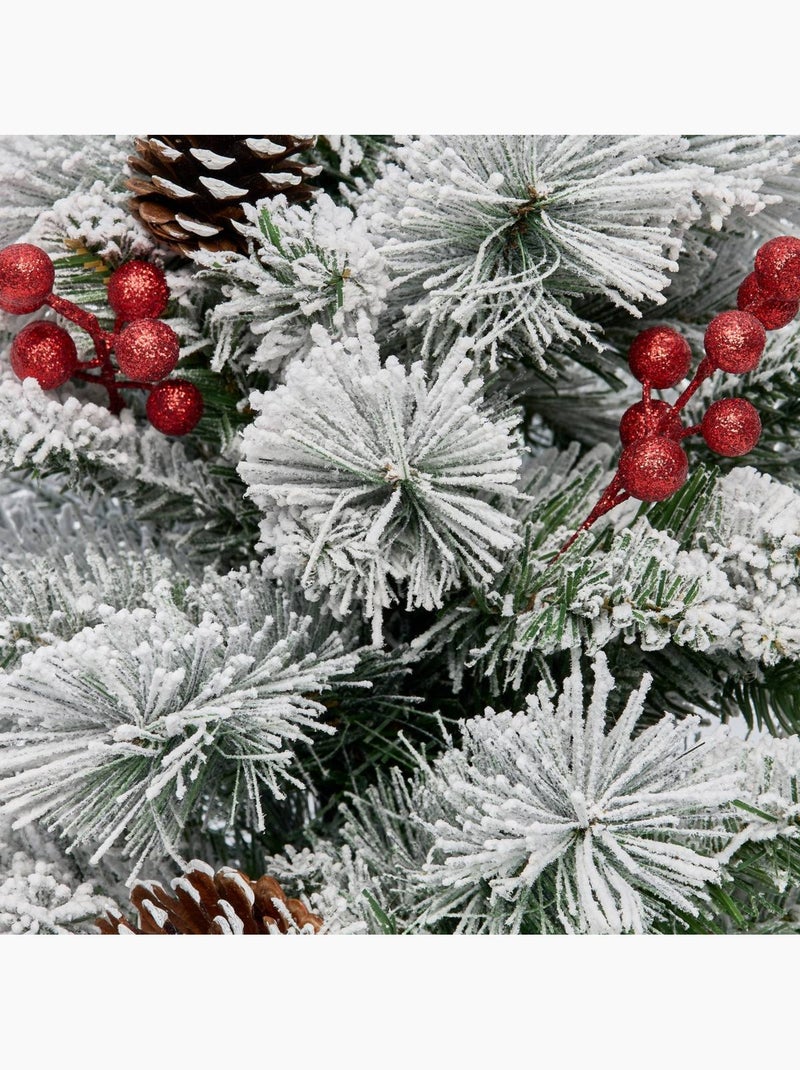 Sapin de noël artificiel de table piki lumineux 50 cm Blanc - Kiabi