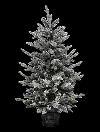 Sapin de Noël artificiel en pot FROSTY