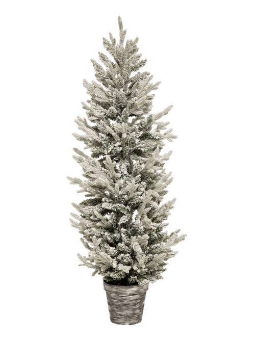 Sapin de Noël artificiel en pot grand modèle FROSTY - Kiabi Sapin de Noël artificiel en pot grand modèle FROSTY - Kiabi