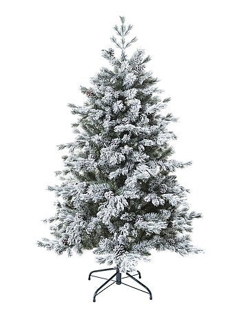 Sapin de Noël artificiel enneigé format moyen YUKON
