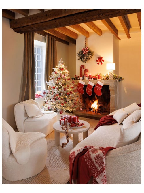 Sapin de Noël artificiel floqué FROSTY - Kiabi