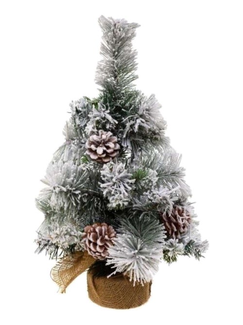 Sapin de Noël artificiel floqué Minnesota - Kiabi