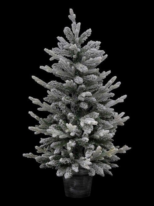 Sapin de Noël artificiel Frosty en pot - Kiabi