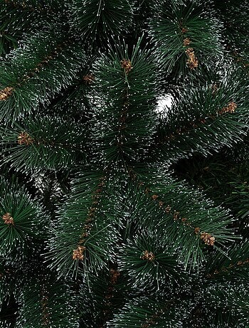 Sapin de Noël artificiel givré grand modèle WINDY PEAK