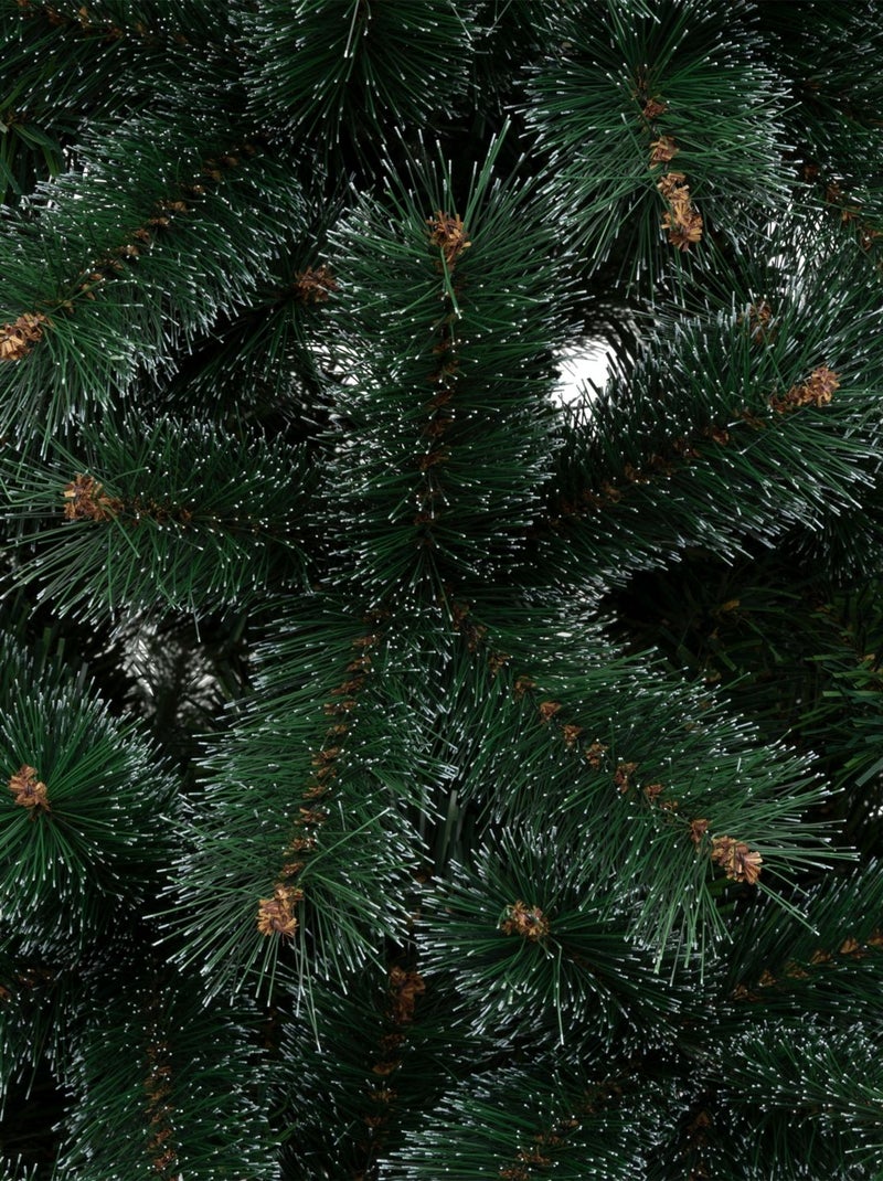 Sapin de Noël artificiel givré WINDY PEAK Vert - Kiabi