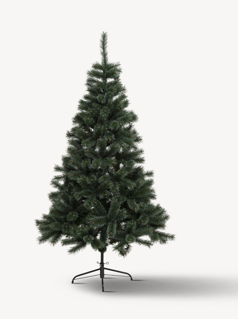Sapin de Noël artificiel givré WINDY PEAK Vert - Kiabi