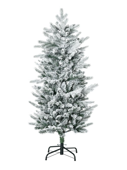 Sapin de Noël artificiel imitation Nordmann enneigé H.135 cm - Kiabi