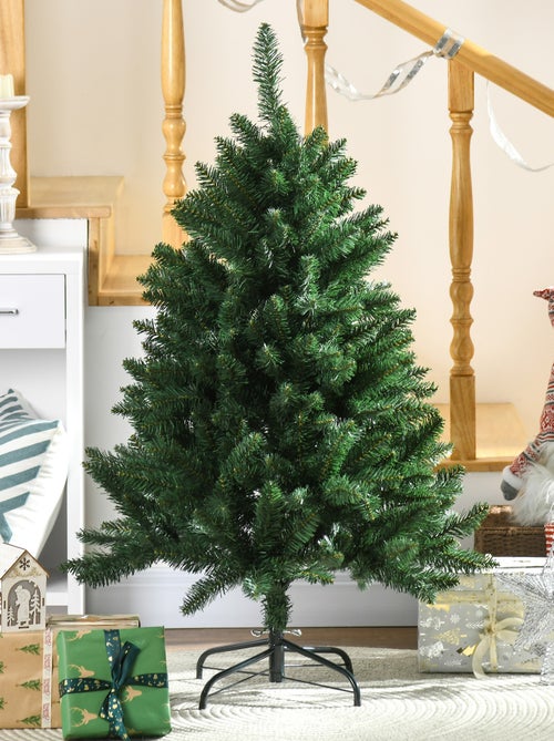 Sapin de Noël artificiel imitation Nordmann H.120 cm vert - Kiabi