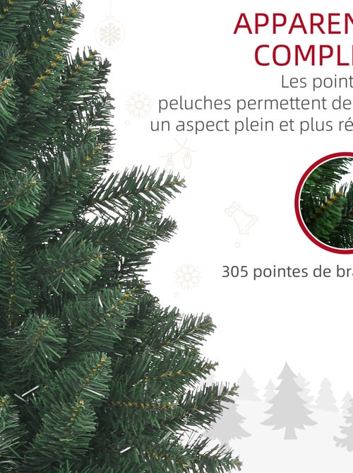Sapin de Noël artificiel imitation Nordmann H.120 cm vert - Kiabi