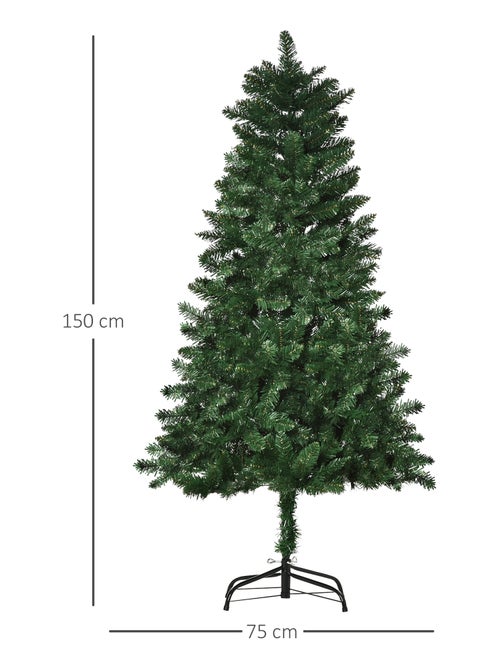 Sapin de Noël artificiel imitation Nordmann vert - Kiabi