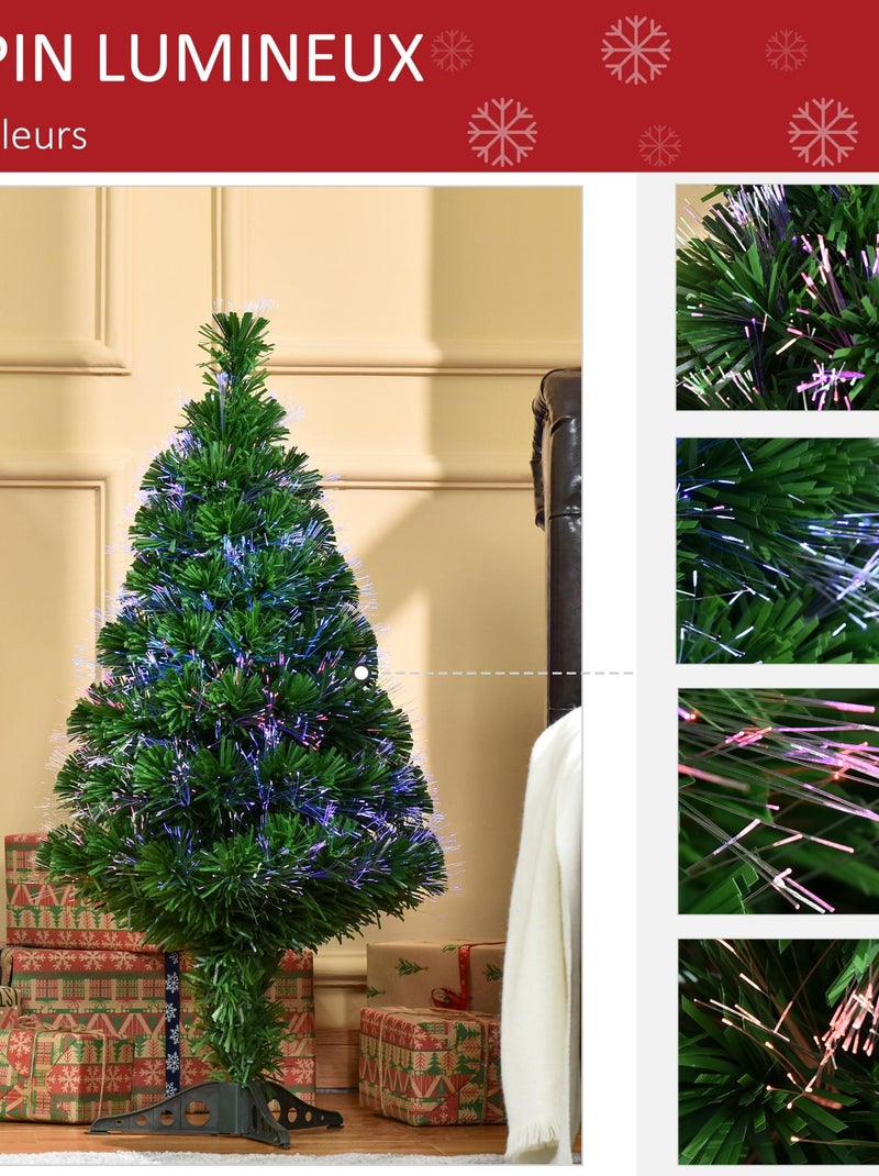 Sapin de Noël artificiel LED Vert - Kiabi