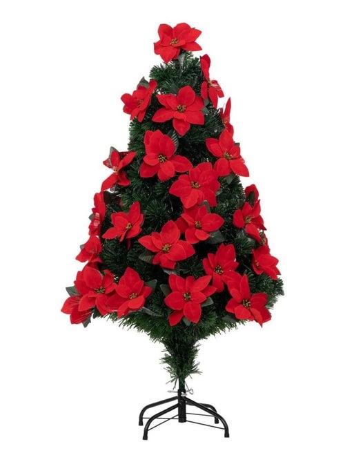 Sapin de noel artificiel lumineux poinsettia 50 led - Kiabi Sapin de noel artificiel lumineux poinsettia 50 led - Kiabi