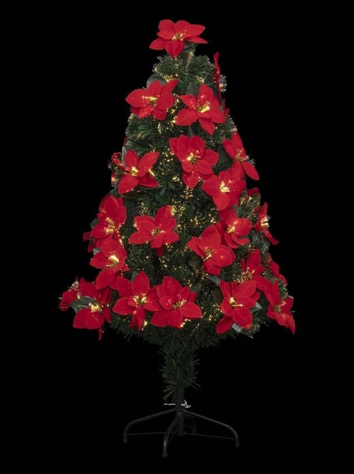 Sapin de noel artificiel lumineux poinsettia 50 led - Kiabi Sapin de noel artificiel lumineux poinsettia 50 led - Kiabi