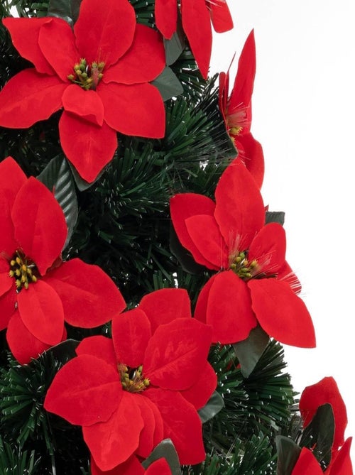 Sapin de noel artificiel lumineux poinsettia 50 led - Kiabi Sapin de noel artificiel lumineux poinsettia 50 led - Kiabi