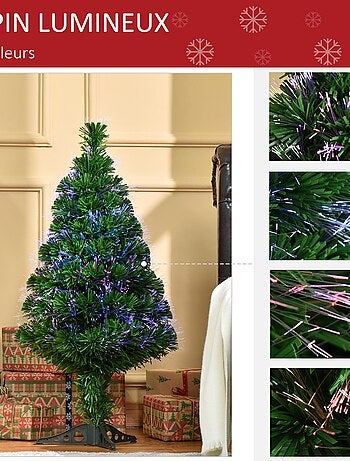 Sapin de Noël artificiel lumineux