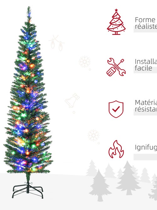 Sapin de Noël artificiel lumineux - Kiabi