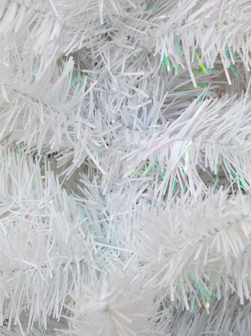 Sapin de Noël Blooming blanc 180 cm - Kiabi