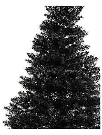 Sapin de Noël Blooming Noir 150 cm