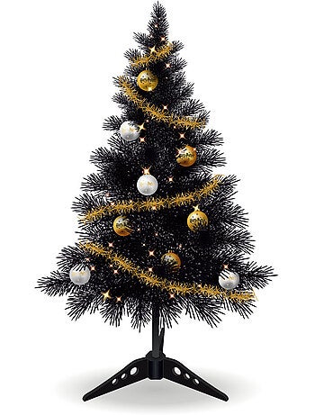 Sapin de noël de table 60 cm Harry Potter avec décorations et lumières
