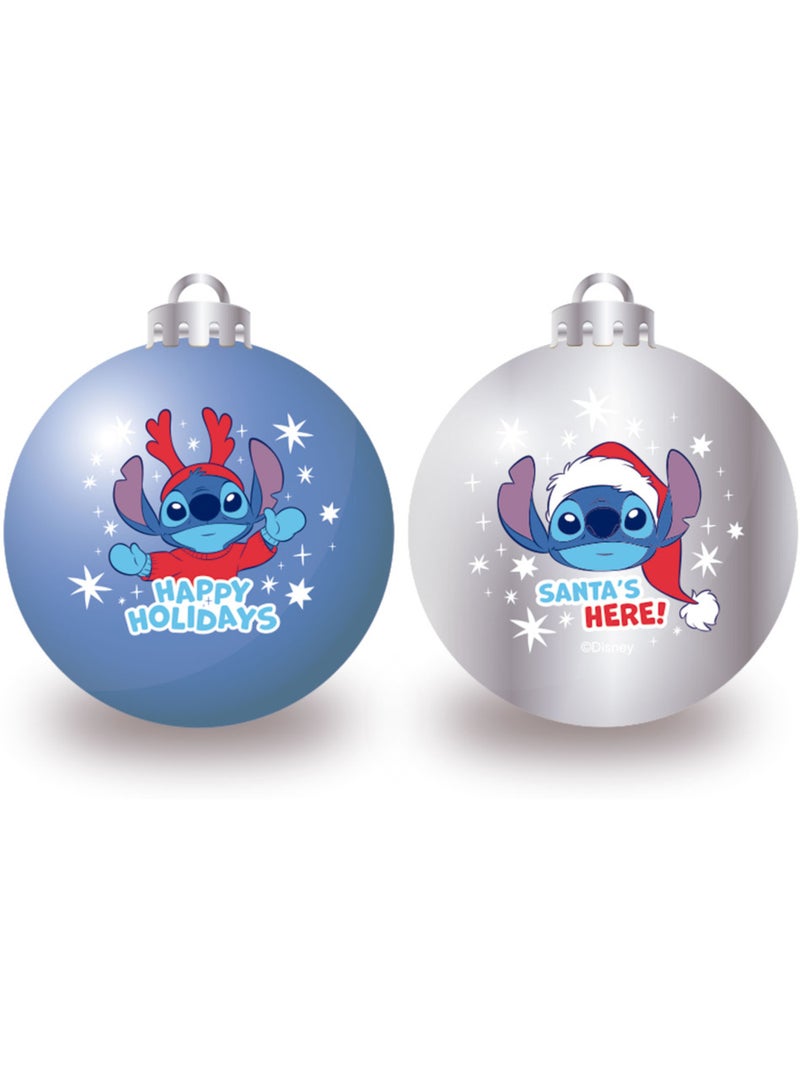 Sapin de noël de table 60 cm Lilo & Stitch avec décorations et lumières Multicolore - Kiabi