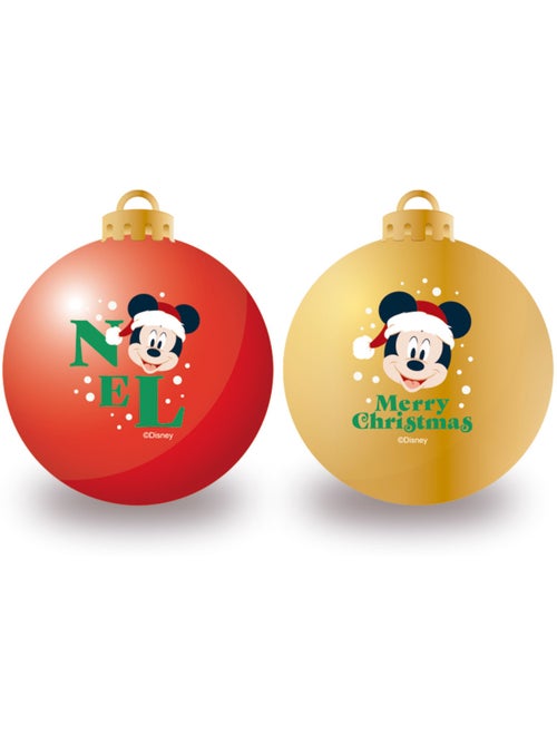 Sapin de noël de table 60 cm mickey mouse avec décorations et lumières - Kiabi