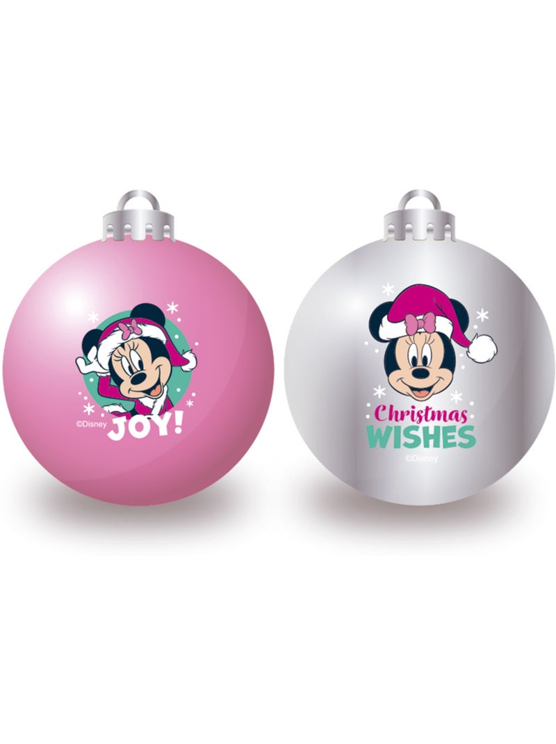 Sapin de noël de table 60 cm Minnie Mouse avec décorations et lumières Multicolore - Kiabi