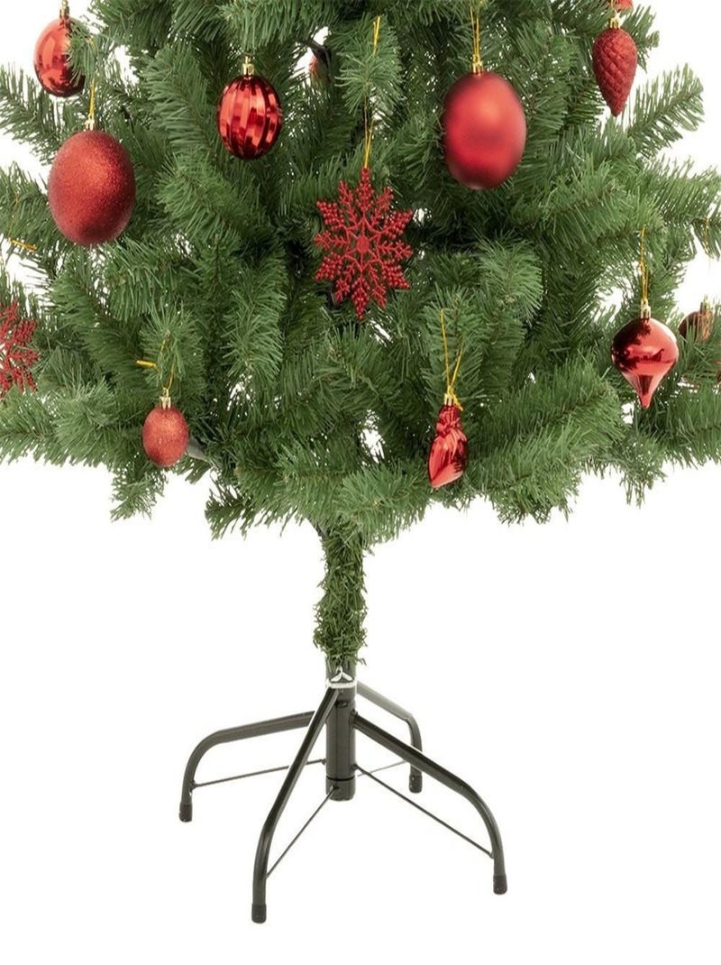 Sapin de Noël décoré 150 cm Vert - Kiabi