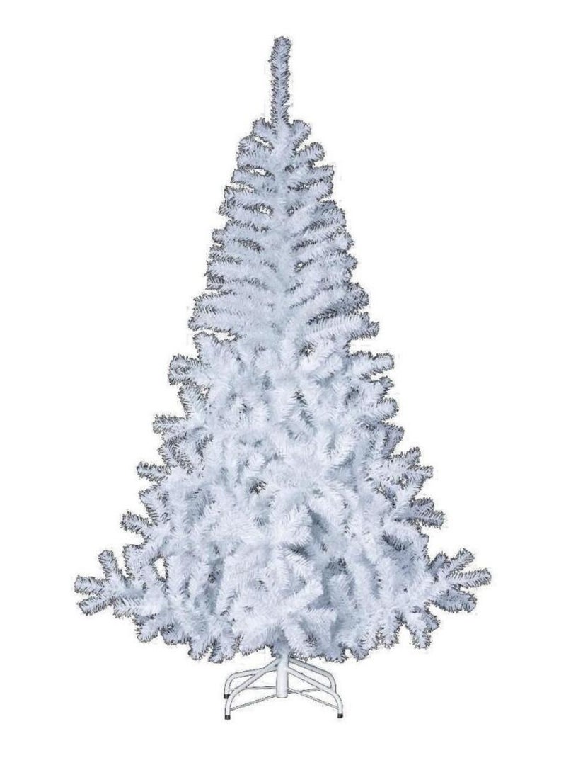 Sapin de Noël Élégant blanc 210 cm Blanc - Kiabi