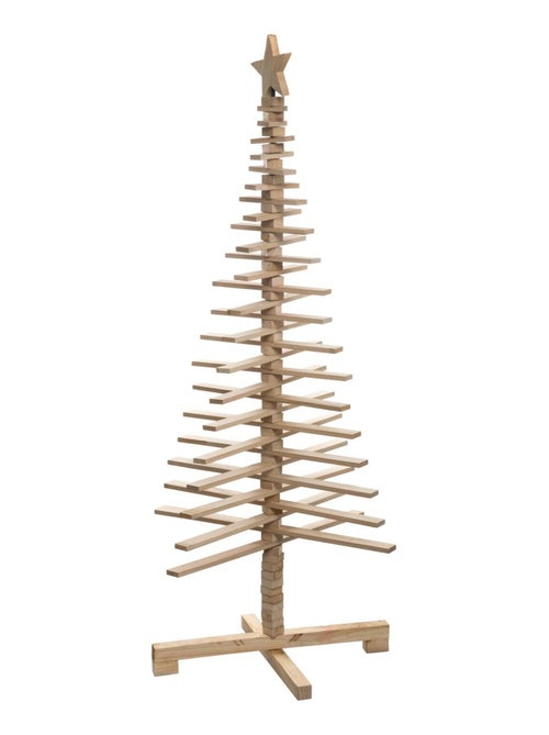 Sapin de Noël en bois articulé - Kiabi