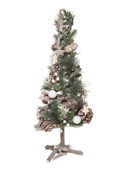 Sapin de noel en bois pomme de pin etoile - Kiabi Sapin de noel en bois pomme de pin etoile - Kiabi