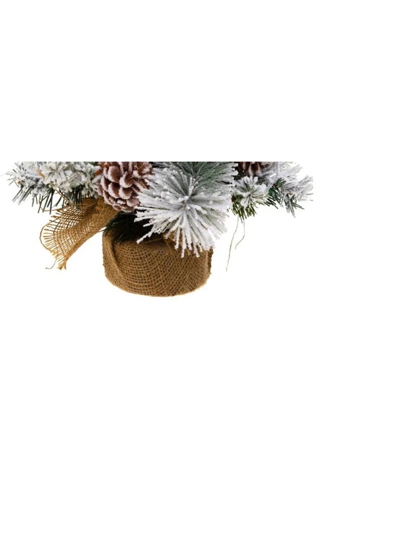 Sapin de Noel enneigé décoratif Minesota Vert - Kiabi
