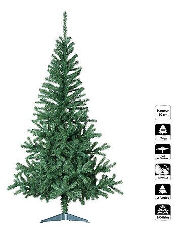 Sapin de Noël Essentiel Vert 150 cm