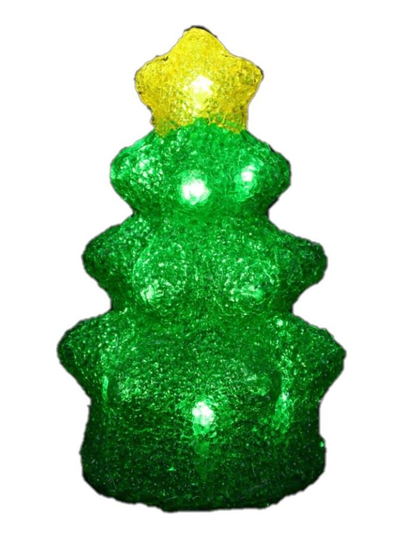 Sapin de noel lumineux à LED - Vert - Kiabi - 8.93€