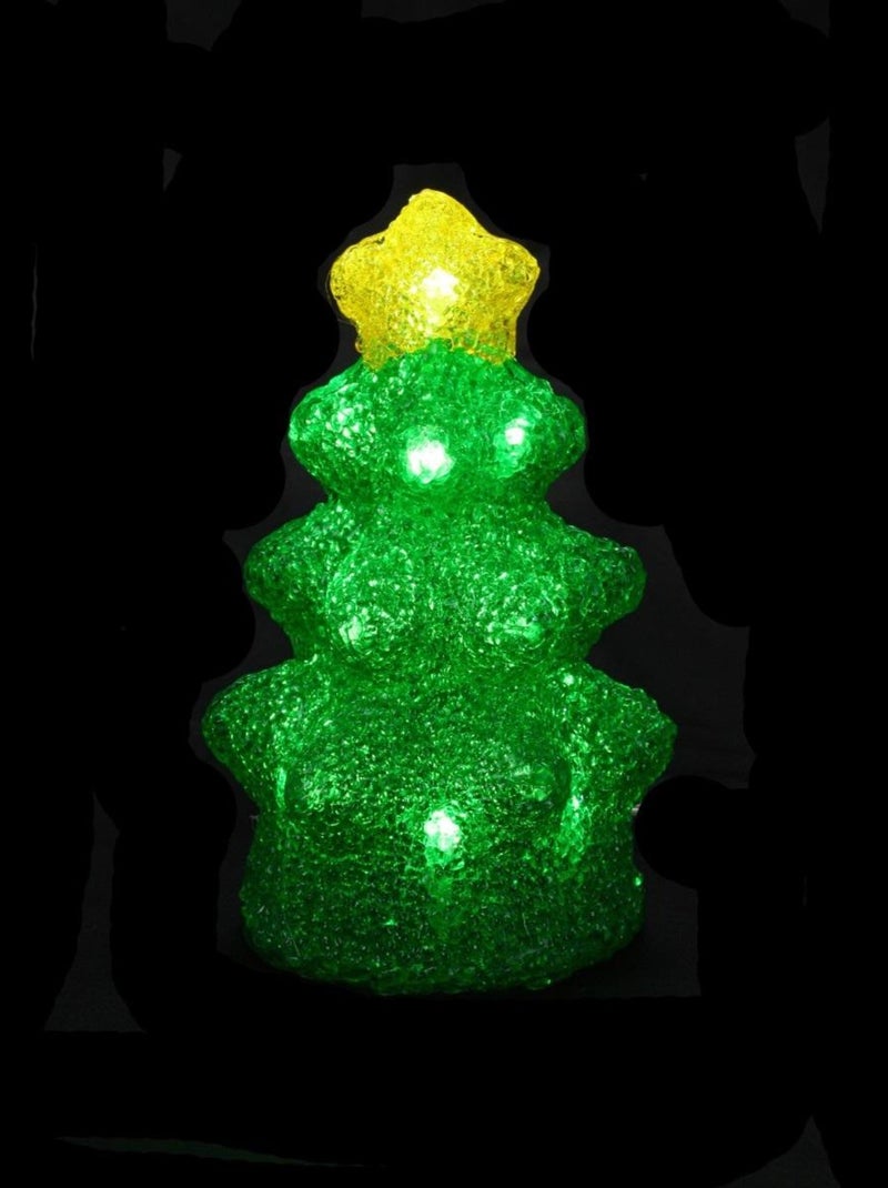 Sapin de noel lumineux a led Vert - Kiabi