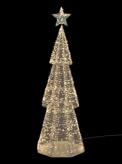 Sapin de Noël lumineux d'extérieur 960 LED - Kiabi