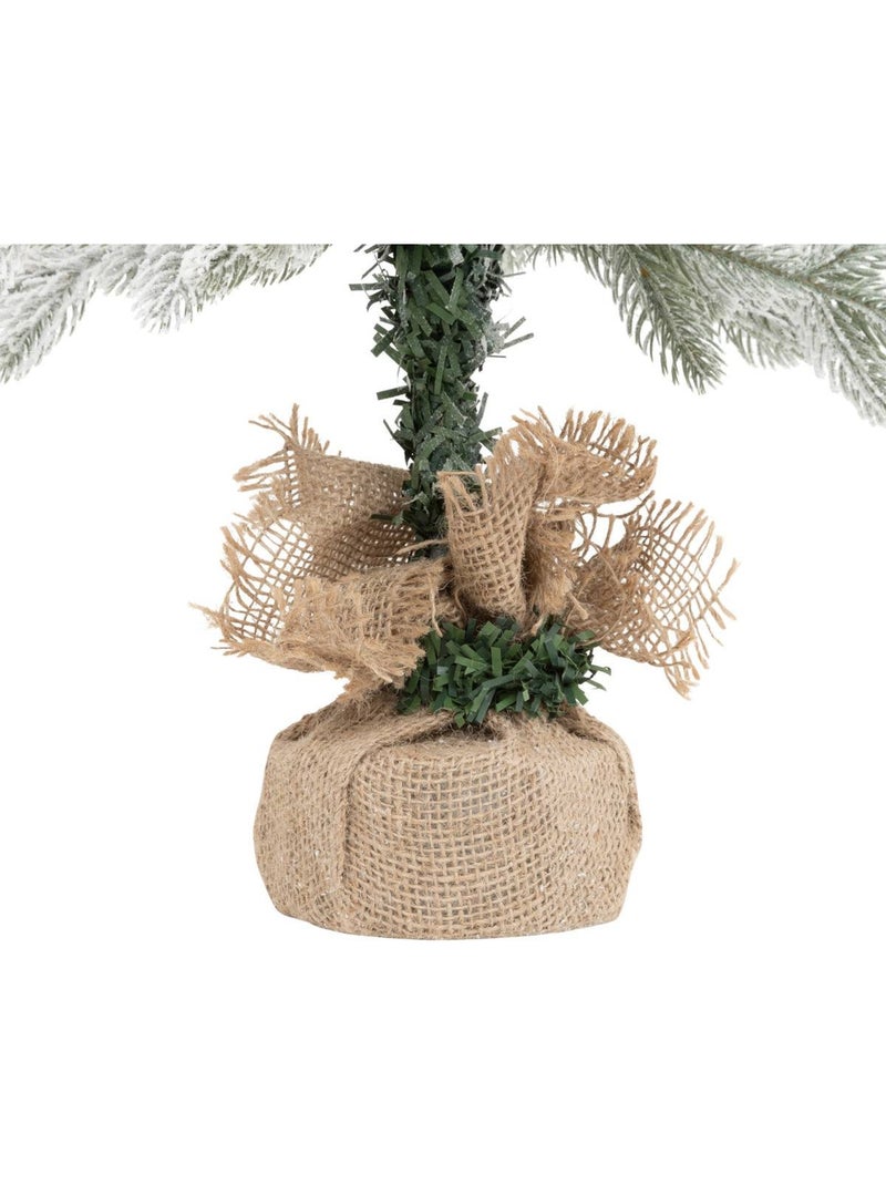 Sapin de table mizza jute h90 cm Blanc - Kiabi