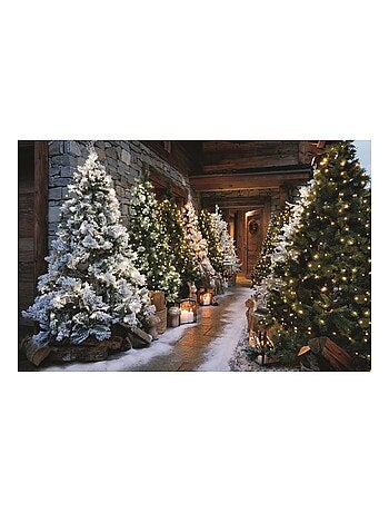 Sapin enneigé grand format YUKON