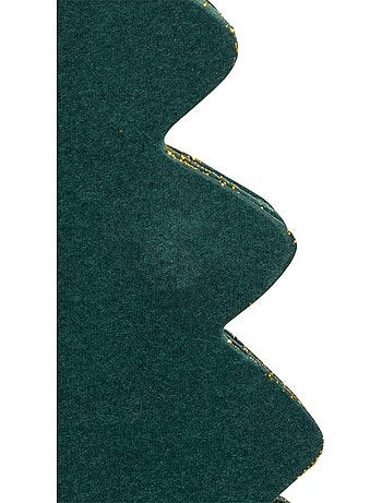 Sapin h30 cm papier vert kami