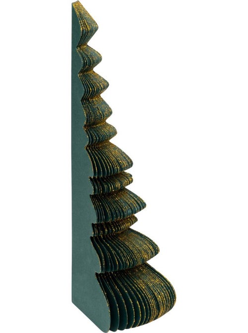 Sapin h30 cm papier vert kami - Kiabi