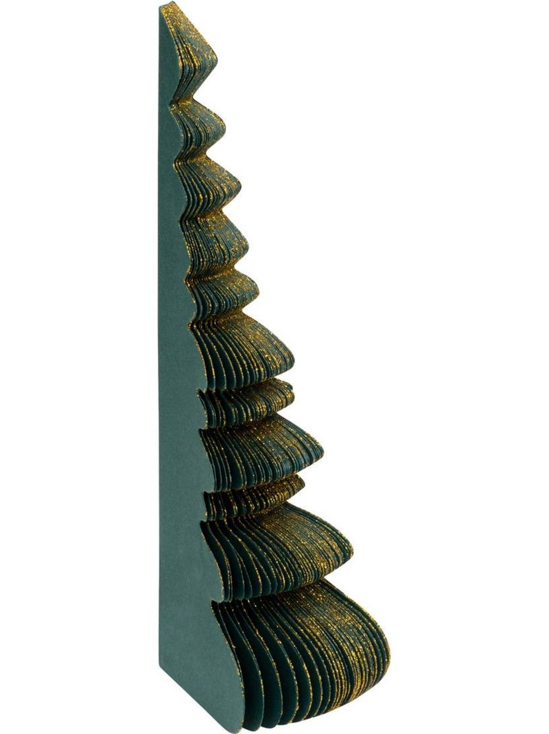 Sapin h30 cm papier vert kami Vert - Kiabi