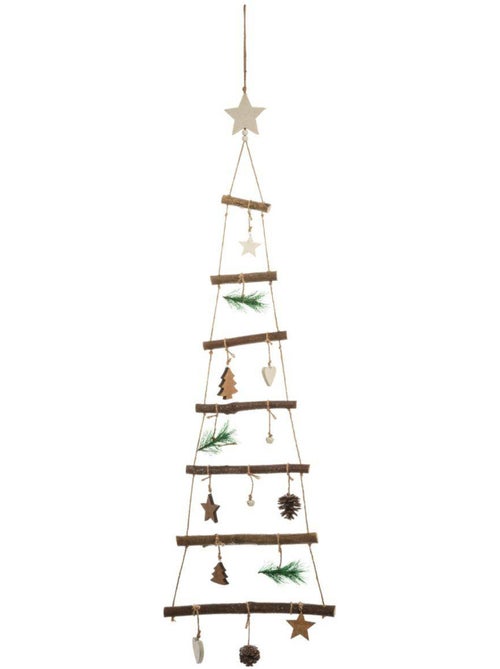 Sapin mural décoratif en bois paris - Kiabi