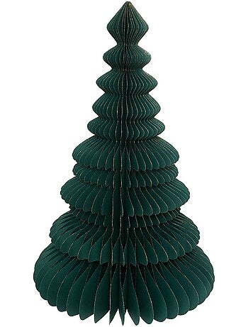 Sapin papier h90 cm vert kami