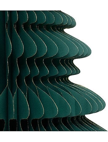 Sapin papier h90 cm vert kami